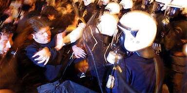 Polizei löste Protest mit Tränengas auf