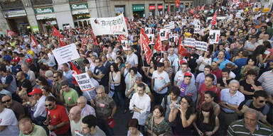 Proteste Spanien