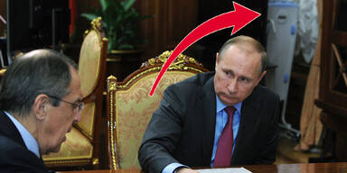 Rätselraten um mysteriöses Ding in Putin-Büro
