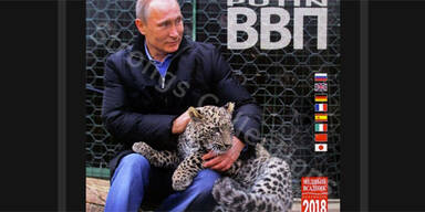 Putin kuschelt jetzt mit süßen Kätzchen