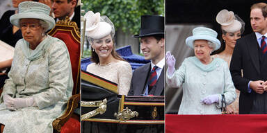 Parade für Queen ohne Prinz Philip