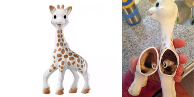 Schimmel-Gefahr in beliebtem Babyspielzeug ''Sophie la girafe''