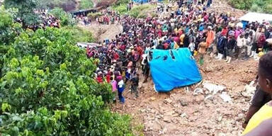 Goldmine im Kongo eingestürzt: Mindestens 50 Tote