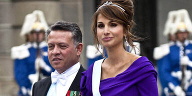 König Abdullah II, Rania von Jordanien