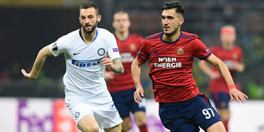 4:0 - Inter schießt Rapid aus Europacup