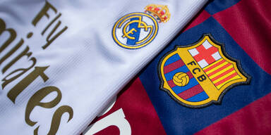 Real Madrid und FC Barcelona Logo