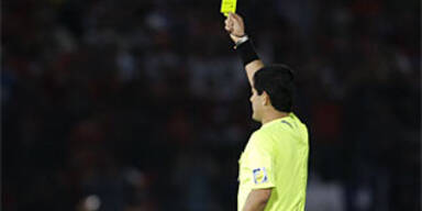 referee gelbe karte
