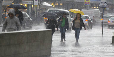 Der Regen kommt pünktlich zum Wochenende