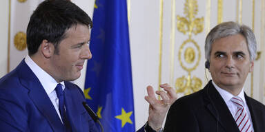 Renzi lobt Faymanns Büro-Ordnung