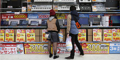 Japan rutscht in Rezession