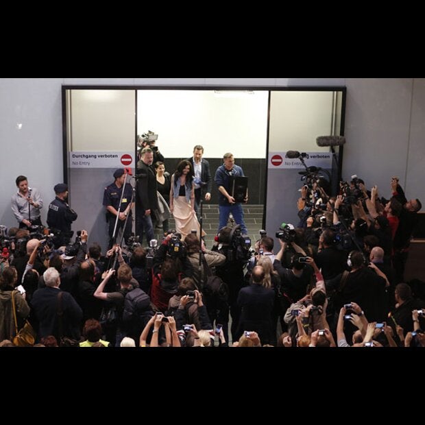 So jubelnd wurde Conchita Wurst empfangen