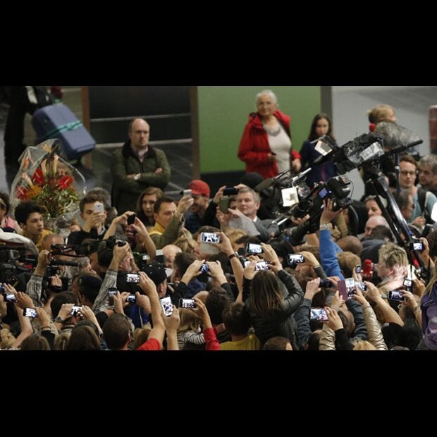 So jubelnd wurde Conchita Wurst empfangen