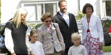 Prinz Sverre Magnus an seinem ersten Schultag