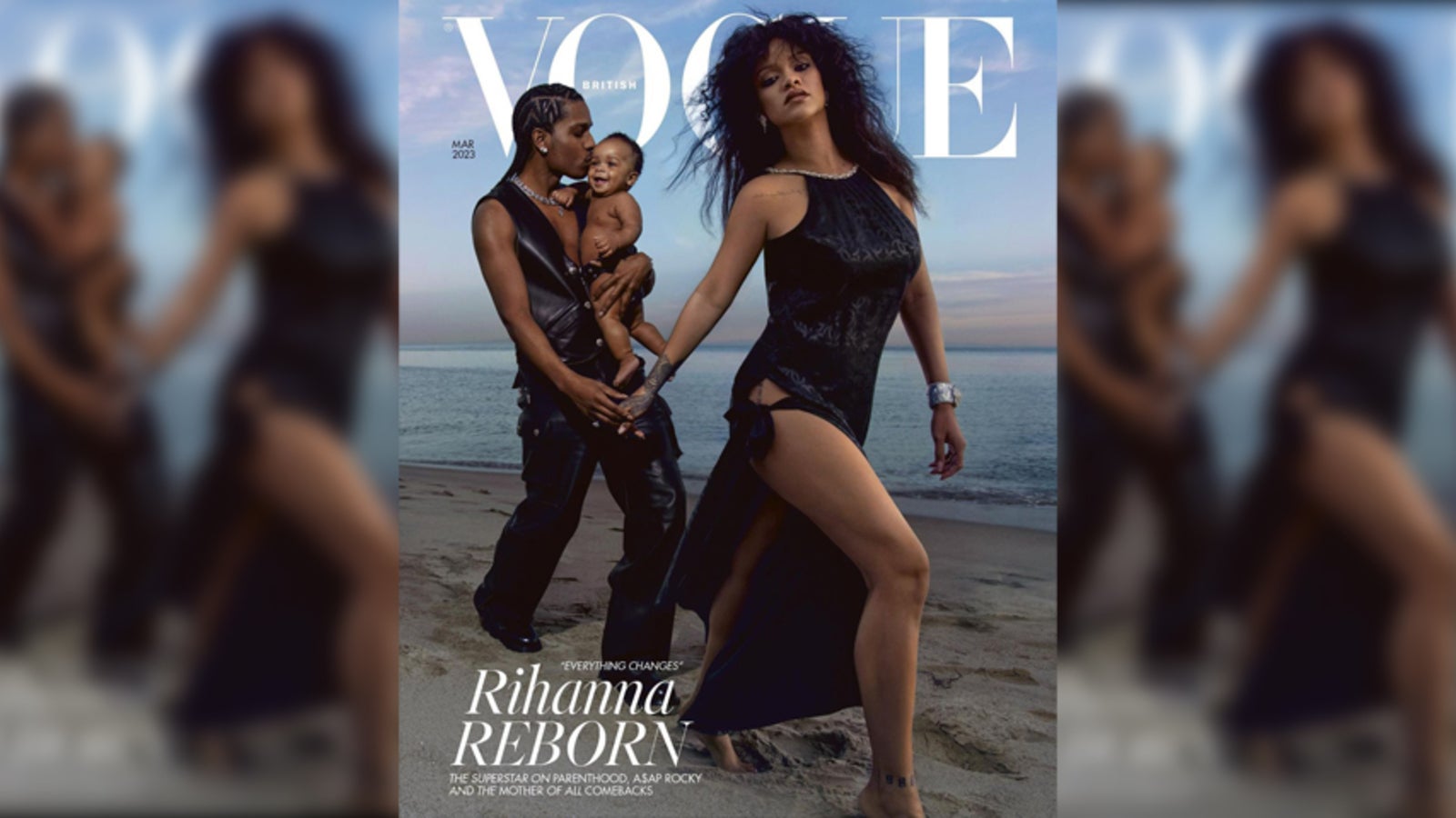 Ohne Es Zu Wissen Rihanna Schwanger Am Vogue Cover Stars24