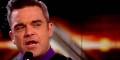 Robbie swingt sich durch "X-Factor"