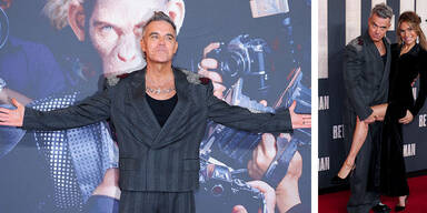 Robbie Williams: Demenz-Drama und Liebes-Show bei seiner Film-Premiere