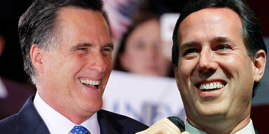 Mitt Romney Rick Santorum