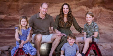 Prinz William & Kate verschickten Weihnachtsgruß