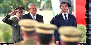 Medwedew und Abbas