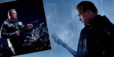 Arnie in "Terminator"