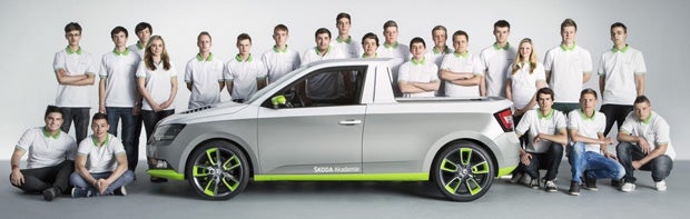 Fabia Pick-up für das GTI-Treffen 2015