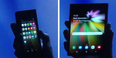 Samsung stellte sein faltbares Smartphone vor