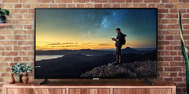 Riesiger Samsung 4K-TV bei Hofer