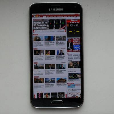 Fotos vom Test des Samsung Galaxy S5