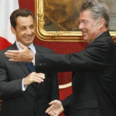 Frankreichs Präsident Sarkozy in Wien