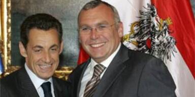Sarkozy-Blitzbesuch in Wien