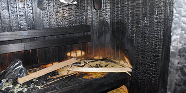 Saunaofen steckt Keller in Brand