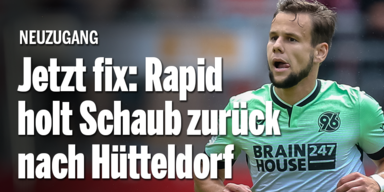 Jetzt fix: Rapid holt Louis Schaub zurück nach Hütteldorf