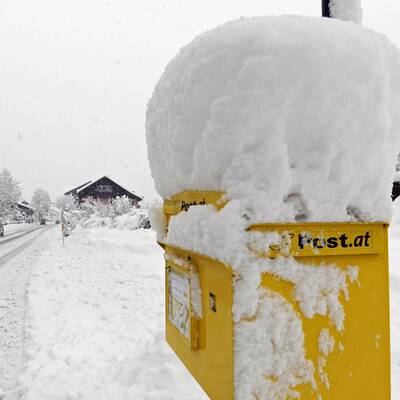 So verschneit ist Österreich