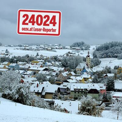 Wintereinbruch in Österreich: Die Bilder