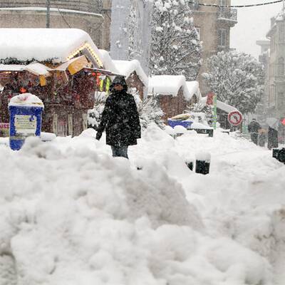 Ganz Europa versinkt im Schnee