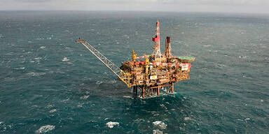 Plattform von Shell in der Nordsee