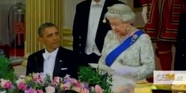 Obama speist mit Queen im Buckingham Palast