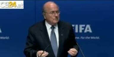 FIFA Blatter brüskiert bei Rede die Weltpresse