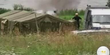 Sprengstoff auf Breivik-Farm gezündet