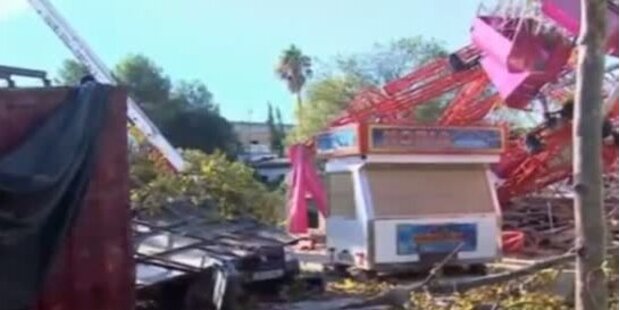 35 Verletzte: Tornado verwüstet Rummelplatz