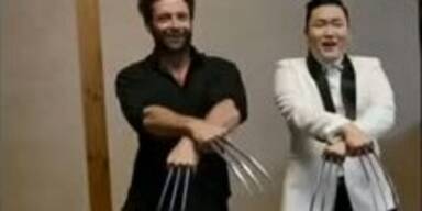 Wolverine Jackman tanzt zu Gangnam Style