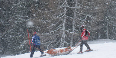 Schwere Skiunfälle in Vorarlberg