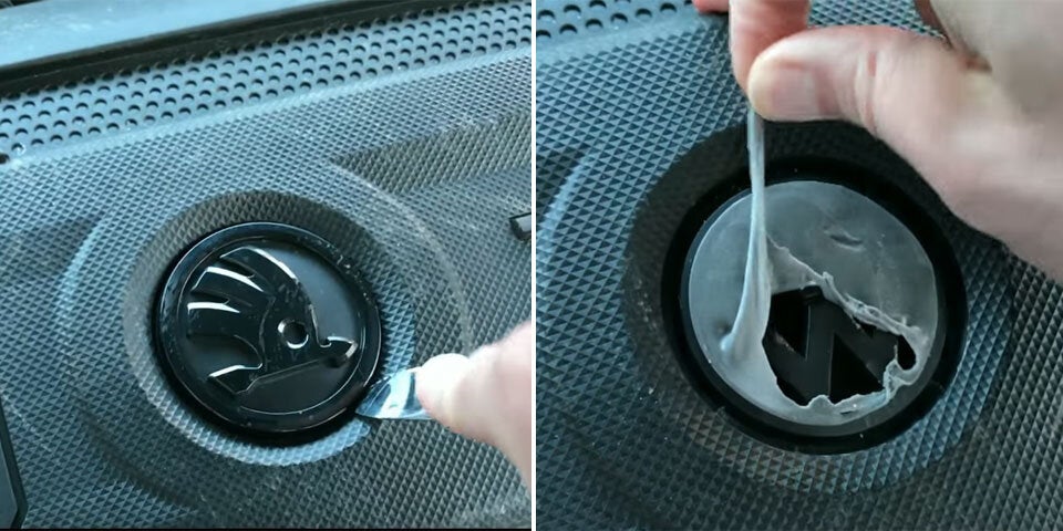 Was steckt denn da unter dem Skoda-Logo?