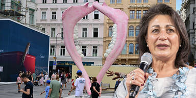 Kultur-Stadträtin spricht über die neue Kunstinstallation am Graben in Wien