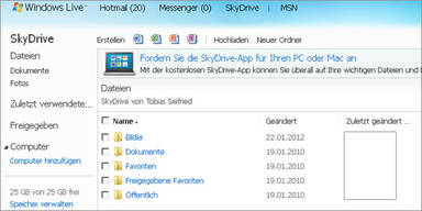 Microsoft rüstet SkyDrive ordentlich auf