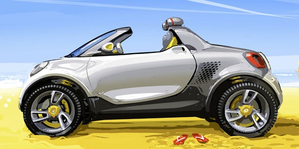 Smart stellt die Pick-up Studie