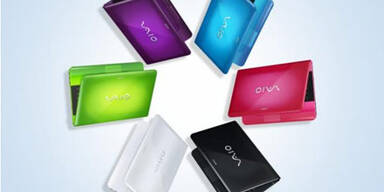 Farbenfrohe Einstiegs-Notebooks von Sony
