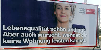Spott und Hohn für SPÖ-Plakate