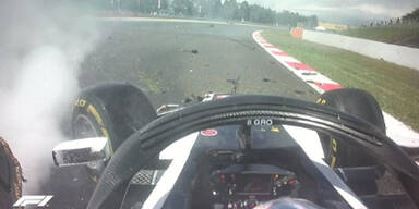 Wilder Start-Crash bei Spanien-GP