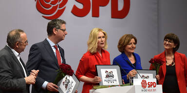 SPD-Parteitag lehnt Ausstieg aus Koalition ab